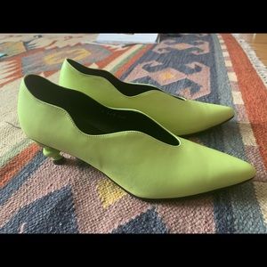 Yuul Yie lime green heels